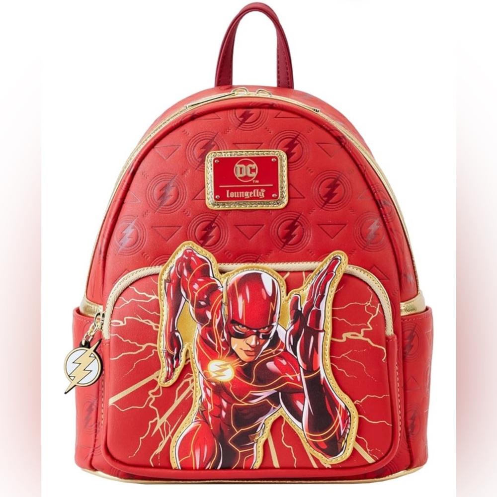 NEW WITH TAGS Loungefly DC Comics The Flash Mini Backpack